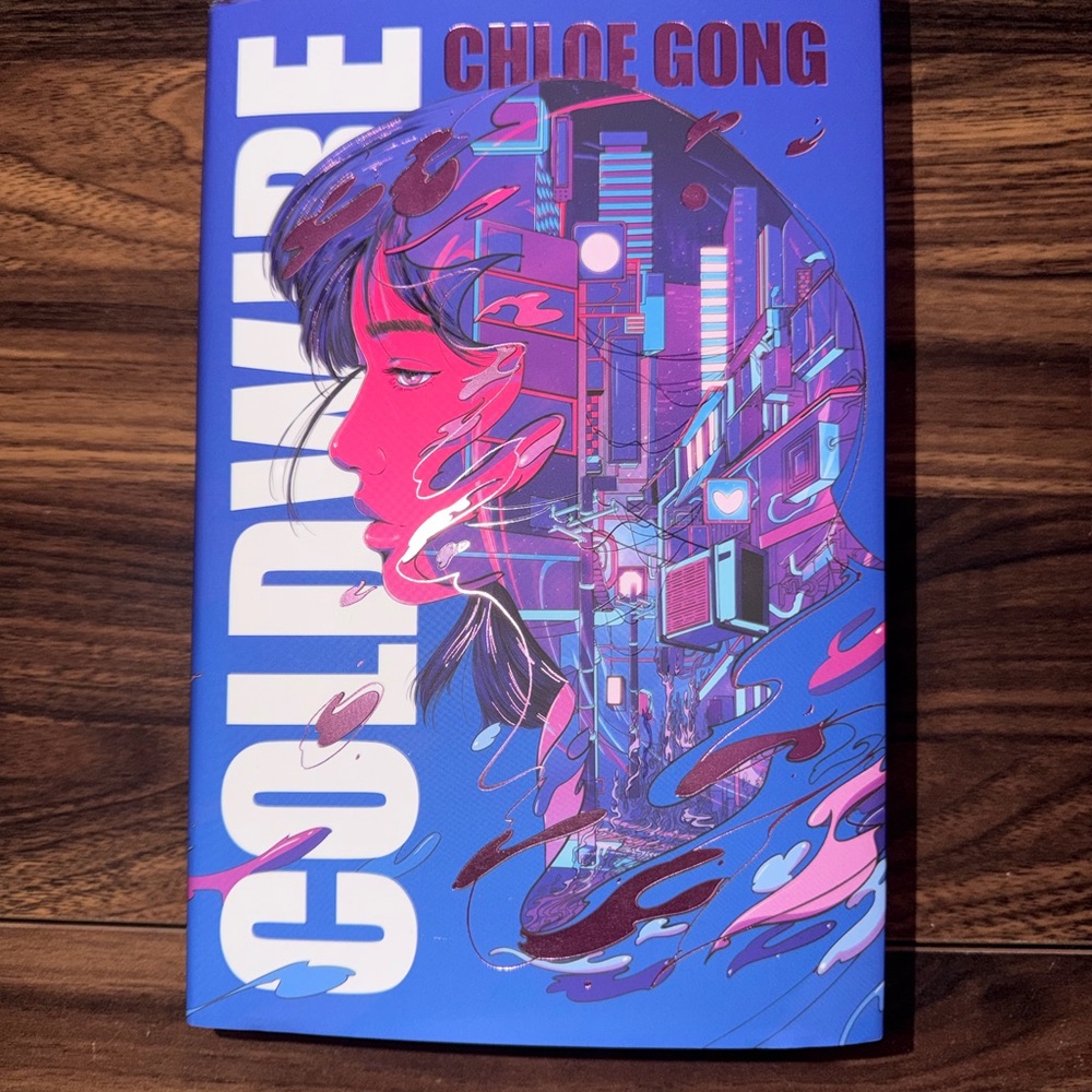 Blue and Pink 'Coldwire' Book by Chloe Gong